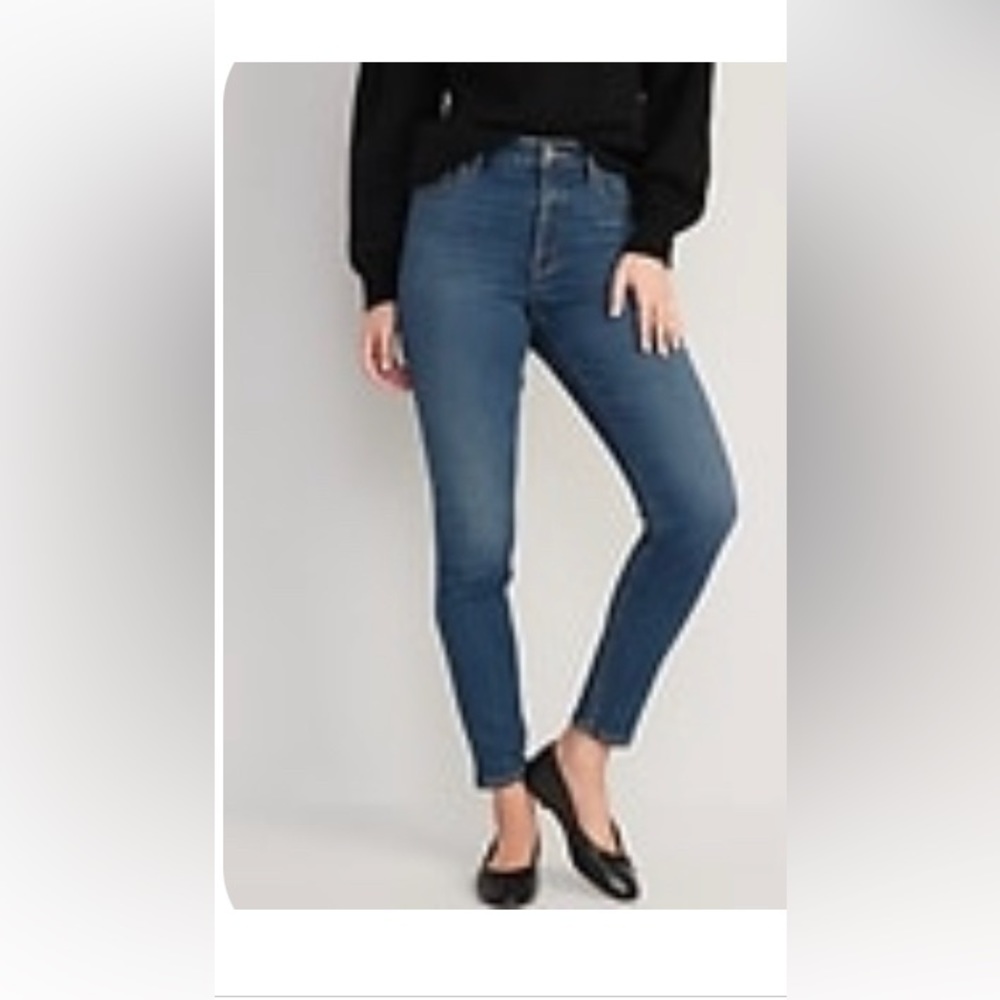 Old navy high rise rockstar built in warm jeans size 22